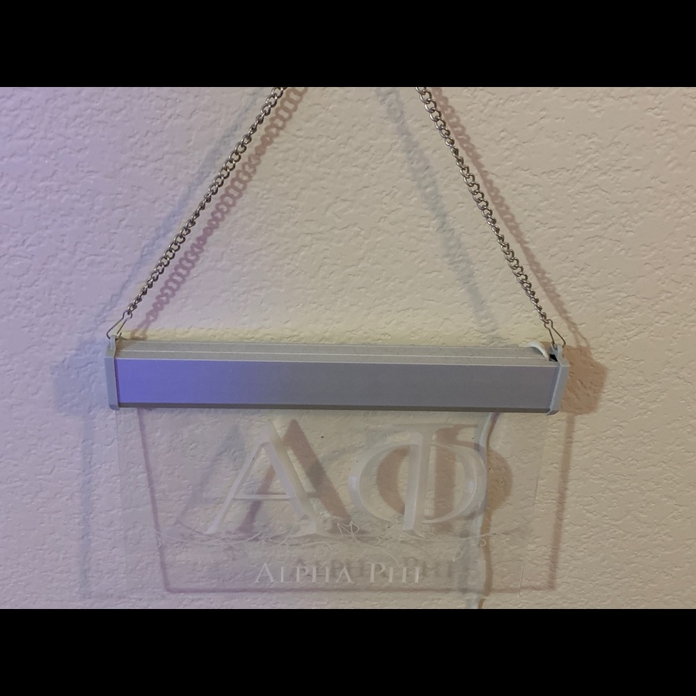 LIGHT UP alpha phi plug in walls decor